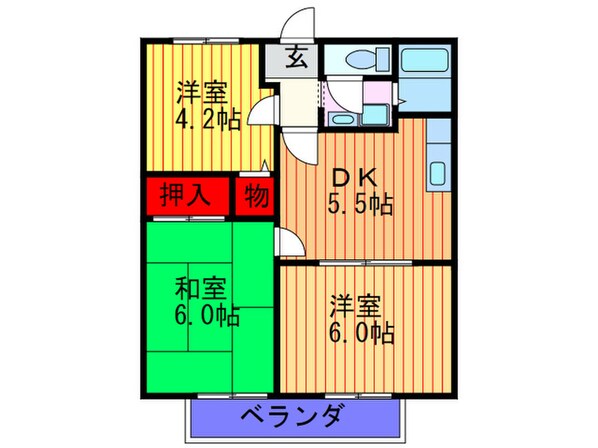 サンコート・オノの物件間取画像